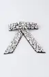 Bejeweled Hair Bow ~ Black Rhinestone(OS)
