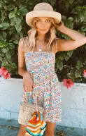 Liberty Mini Dress ~ Rainbow Fields(XS)