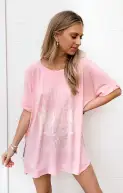 Talia Tee ~ Pink Cowboy Take Me Away Graphic(S)