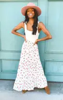 Sadie Convertible Skirt Dress ~ Darling Ditsy(XS)