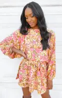 Larissa Dress ~ Pretty Poppy(XS)