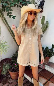 Range Romper ~ Tanline(XS)