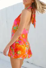 Jasmine Tie Mini Dress ~ Miss Malibu(XS)