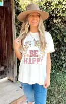 Thomas Tee ~ Be Happy Graphic(XS)
