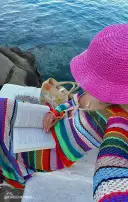 Vacay Coverup ~ Colorful Crochet(XS)