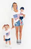 Cooper Tee ~ American Flag Graphic(XS)