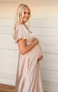 Nora Maxi Dress ~ Champagne Luxe Satin(XXS)