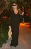 Vacay Maxi Dress ~ Black Rib Knit(XS)