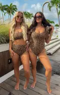 Sail Bottom ~ Leopard Contour Scrunch(XS)