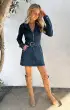 Outlaw Long Sleeve Dress ~ Thunder(XS)