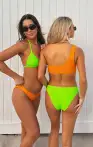 Silvana Bottom ~ Bright Orange Scrunch(XS)