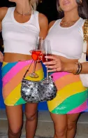 Roxanne Mini Skort ~ Miami Beaded Sequins(XS)