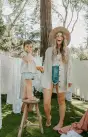 Lorolie Tunic ~ Beige Everyday Stripe(XS)