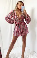 Wear Me Out Dress ~ Disco Rainbow Stripe(XS)