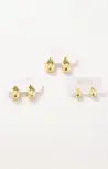 Faithy Jewels Large Teardrop Earring ~ Gold(OS)
