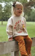 Davis Sweatshirt ~ Distressed Howdy Graphic(1T)