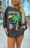 Simon Pullover ~ Paradiso Graphic Knit(XS)