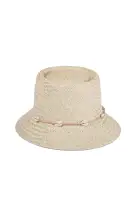 Lack of Color Seashells Inca Bucket Hat ~ Natural(S)