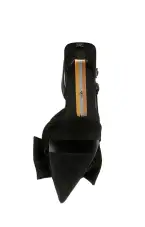 Sam Edelman Treena Bow Slingback Kitten Heel ~ Black(6)