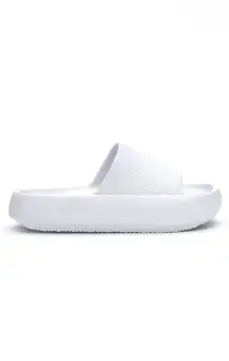 Matisse Kona Slide Sandal ~ White(6)