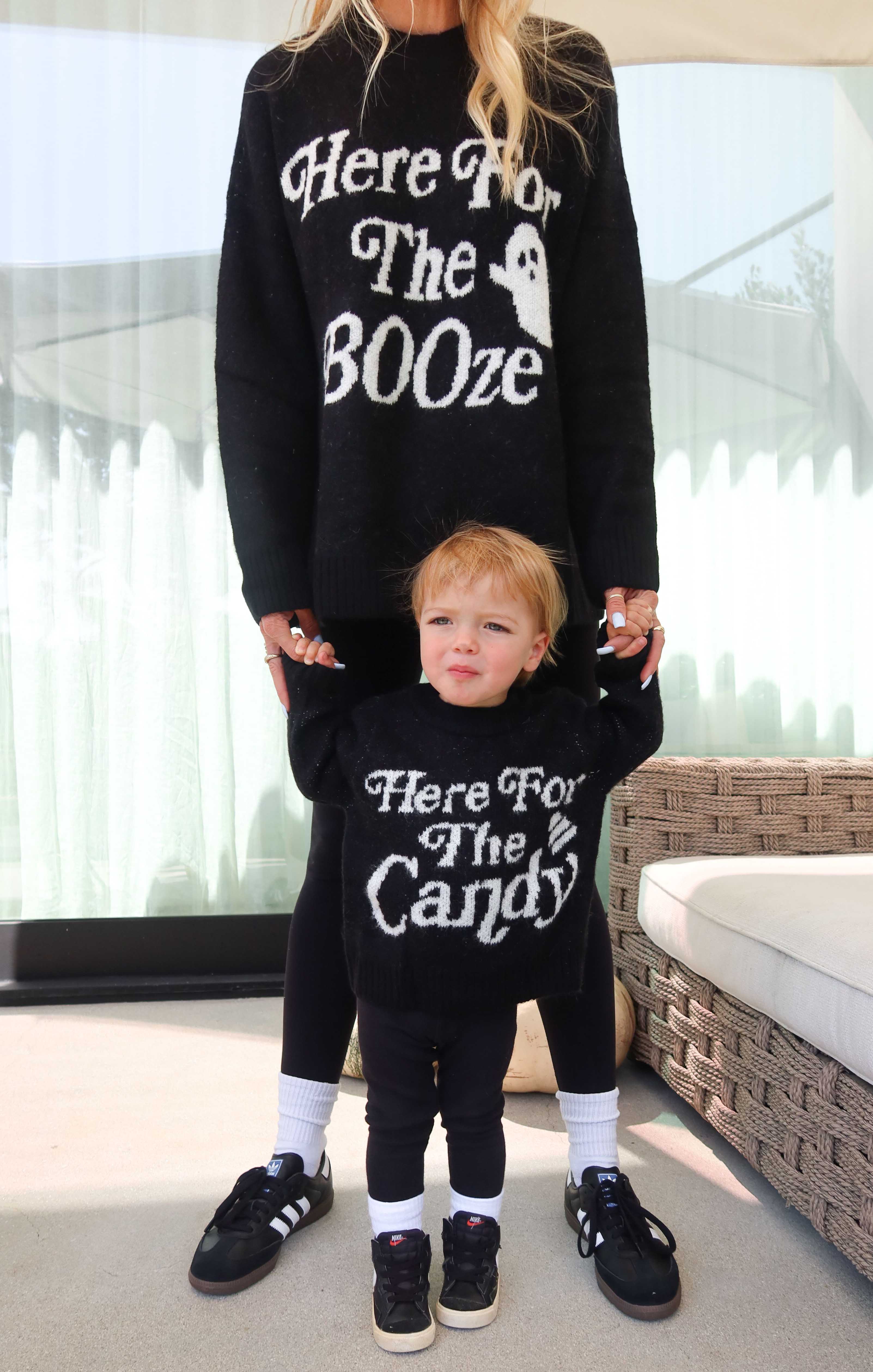 Classic Crewneck Sweater ~ Ghost Graphic Knit