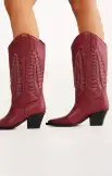 Billini Marmalade Western Boot ~ Garnet(6)