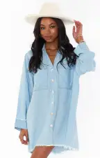 Wilmington Shirt Dress ~ Light Chambray(XS)