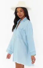 Wilmington Shirt Dress ~ Light Chambray(XS)