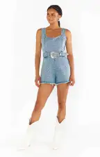 Spears Romper ~ Embellished Indigo(XS)