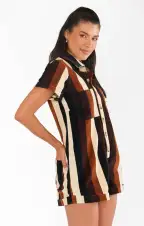 Range Romper ~ Stayin Alive Stripe(XS)