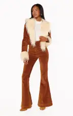 Cam Cam Bells ~ Saddle Brown Corduroy(XS)