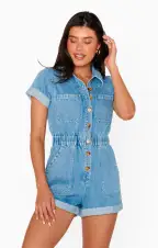 Cannon Romper ~ Ocean Spray(XS)