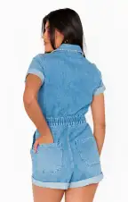 Cannon Romper ~ Ocean Spray(XS)