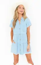 Birmingham Dress ~ Clear Skies(XS)