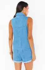 Reno Romper ~ Blue Stream(XS)