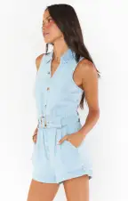 Richmond Romper ~ Lakeside(XS)