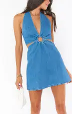 Oslo O Ring Dress ~ Sailor Blue(XS)