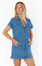 Prescott Mini Dress ~ Tide(XS)