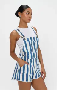 Georgia Overalls ~ Sonoma Stripe(XS)
