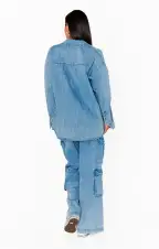 Mountain Button Down ~ Mountain Mist(XS)
