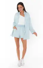 Weekday Button Up ~ Light Chambray(XS)