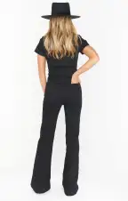 Everhart Jumpsuit ~ Pitch Black(XS)