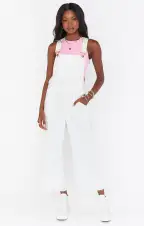 Marfa Overalls ~ Off White Denim(XS)