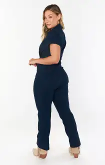 Cropped Everhart Jumpsuit ~ Thunder(XS)