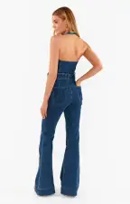Fort Worth Jumpsuit ~ Ridge Blue(XS)