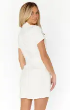 Outlaw Dress ~ Pearly White(XS)