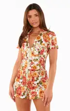Ranch Romper ~ Desert Rose Denim(XS)