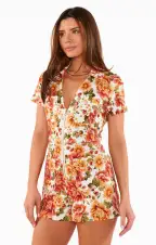 Ranch Romper ~ Desert Rose Denim(XS)