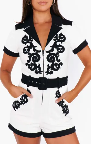 Outlaw Romper ~ Out West Denim(XS)