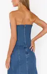 Baton Rouge Top ~ Blue Indigo(XS)